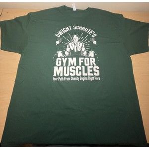 Dwight Schrute Gym For Muscles Tshirt 3XL